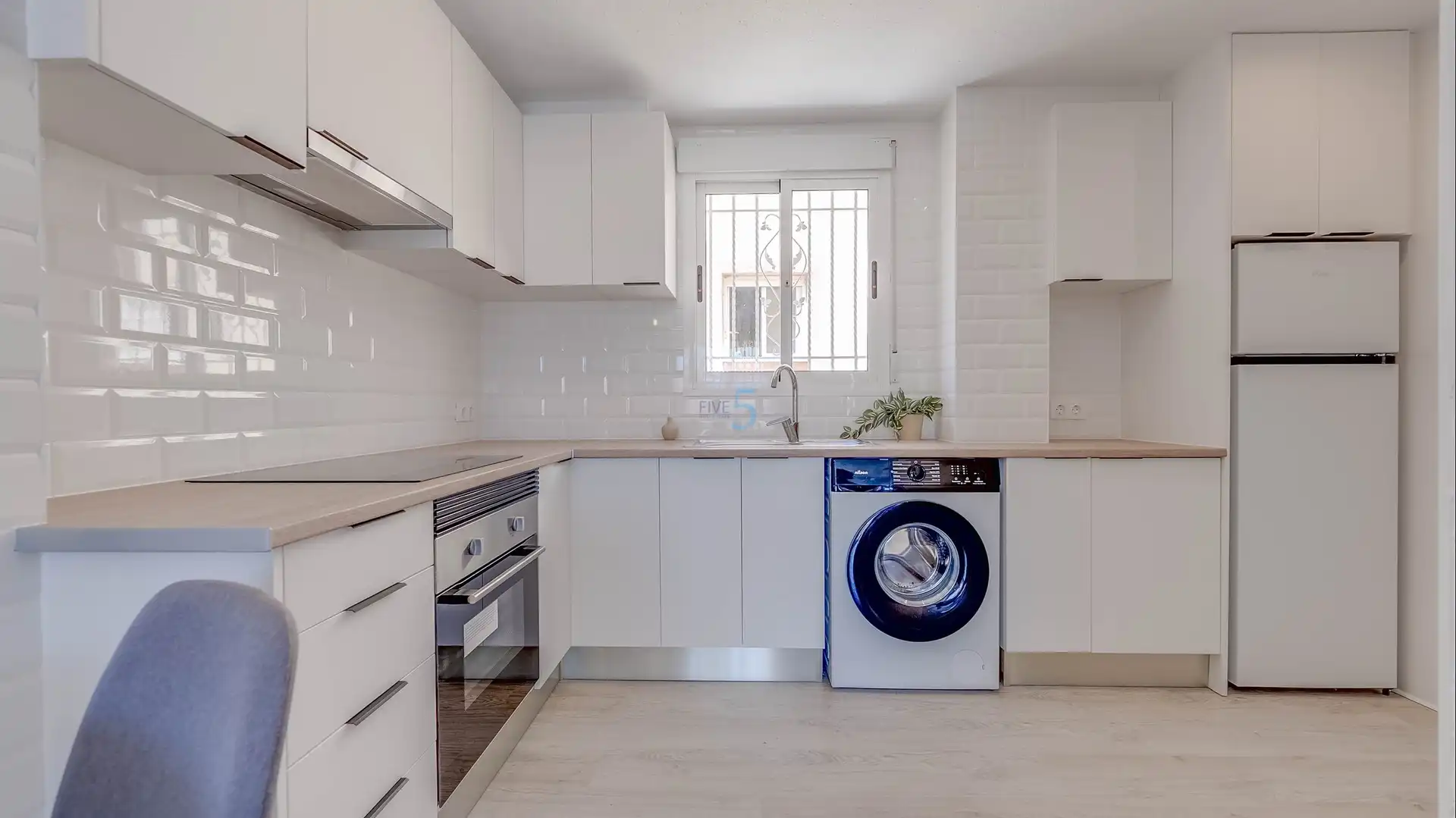 Kitchen of Flat for sale in Orihuela  with Air Conditioner, Swimming Pool and Furnished