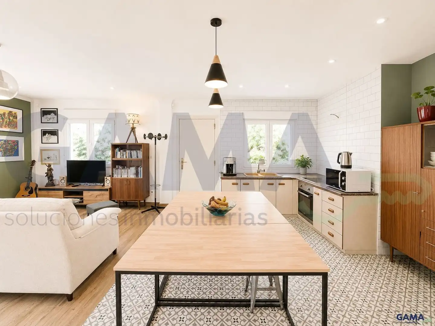 Kitchen of Houses for sale in Alberic  with Air Conditioner, Terrace and Swimming Pool