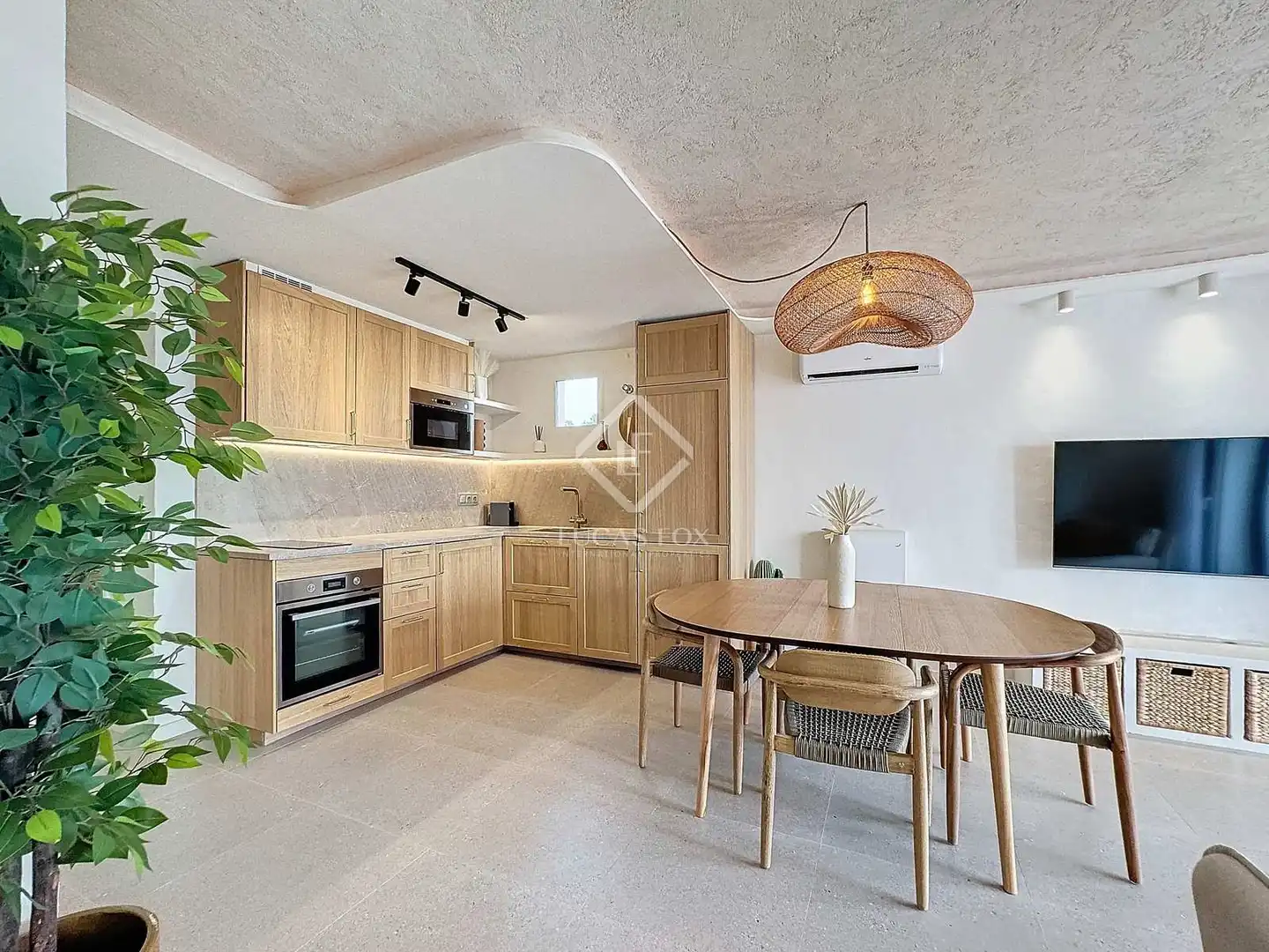 Küche von Haus oder Chalet zur Miete in Ciutadella de Menorca mit Klimaanlage, Privatgarten und Terrasse
