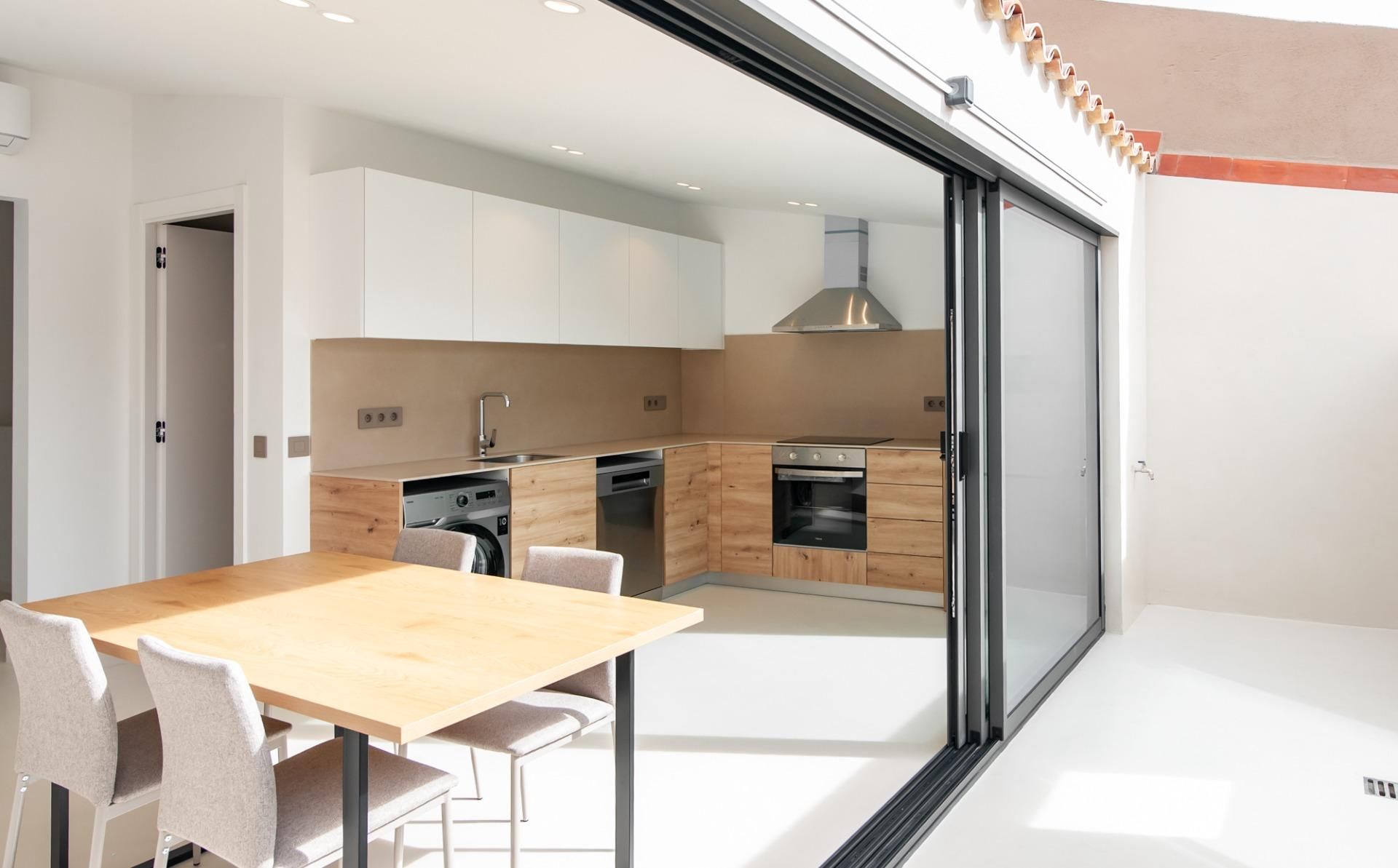 Cocina de Dúplex de alquiler en Vilafranca del Penedès con Aire acondicionado, Terraza y Amueblado