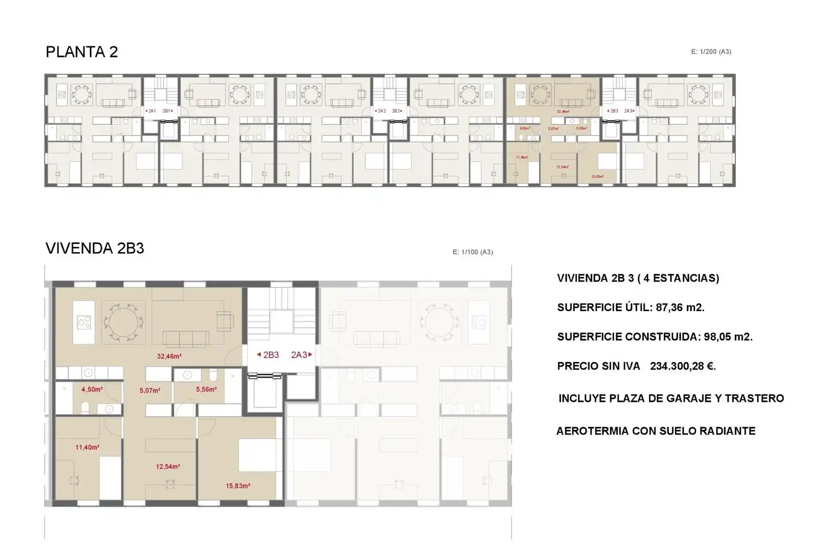 Piso en venta en Ames con Calefacción y Trastero