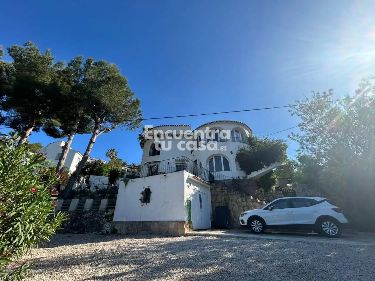 Vista exterior de Casa o xalet en venda en Benissa amb Calefacció, Jardí privat i Terrassa