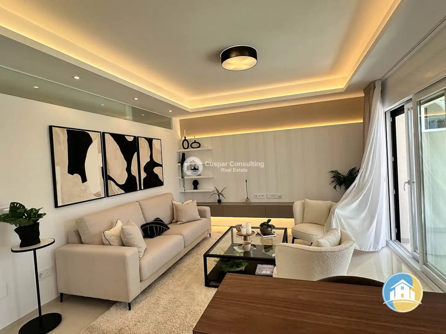 Sala de estar de Apartamento en venta en Rojales con Calefacción, Jardín privado y Terraza