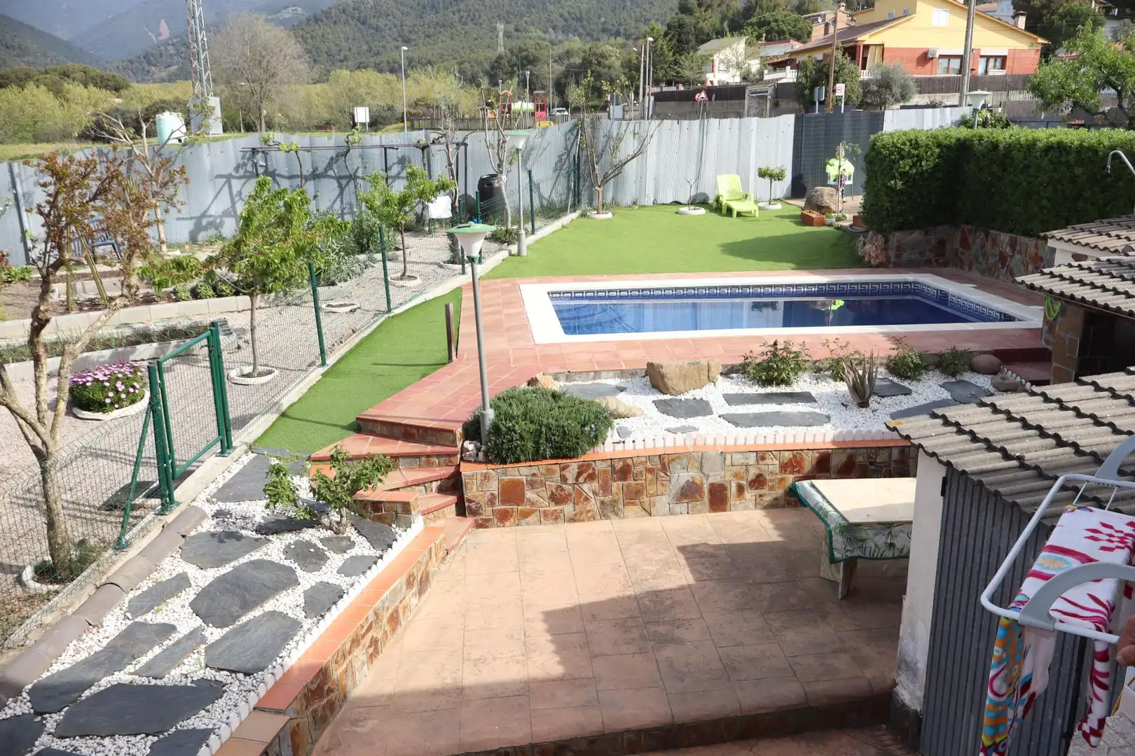 Terrassa de Casa o xalet en venda en Cànoves I Samalús amb Calefacció