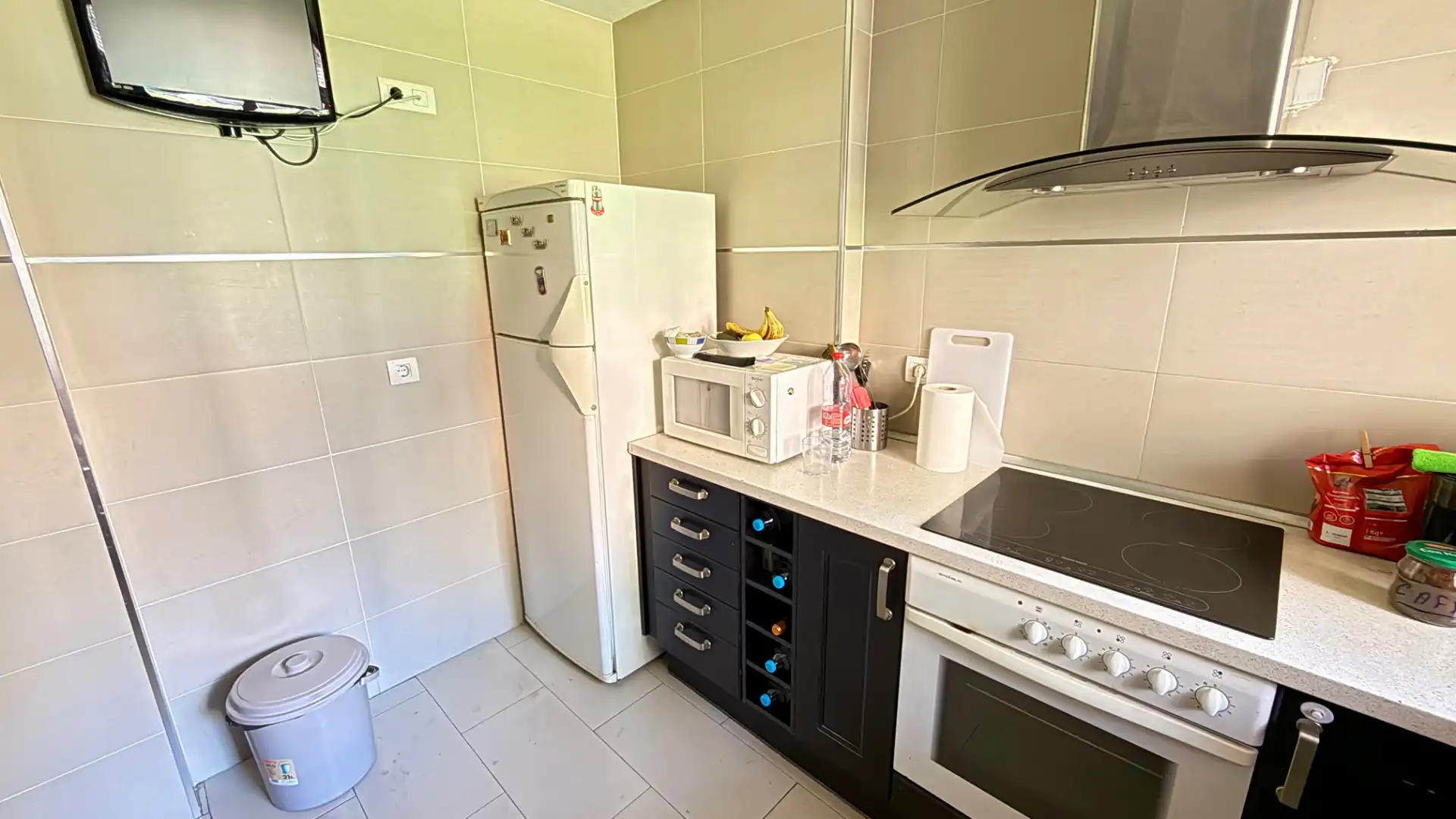 Cocina de Piso de alquiler en Málaga con Aire acondicionado, Terraza y Amueblado