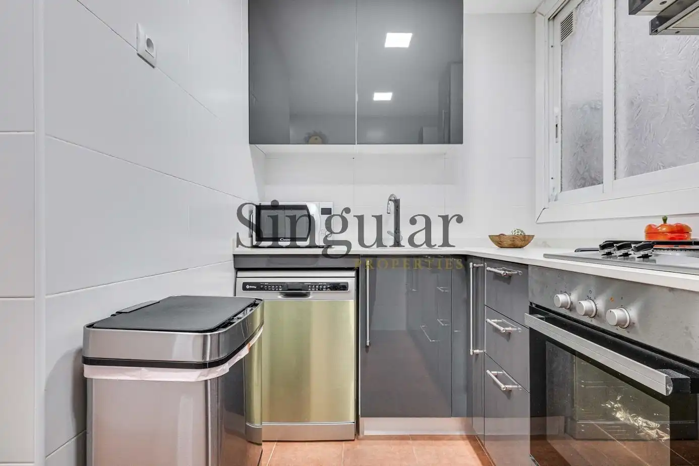 Cocina de Piso en venta en Barcelona con Aire acondicionado, Calefacción y Balcón