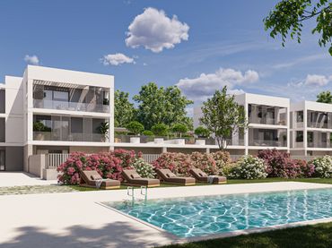 Appartamento di nuova costruzione con balcone in vendita a Carrer Agaró 55