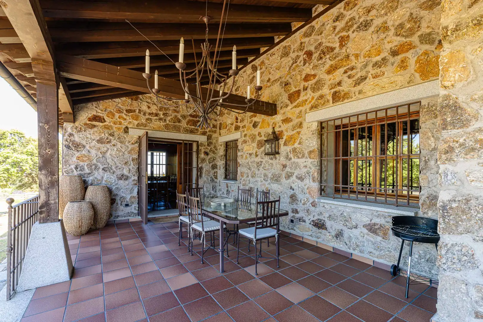 Terrassa de Casa o xalet en venda en Ortigosa del Monte amb Calefacció, Jardí privat i Terrassa