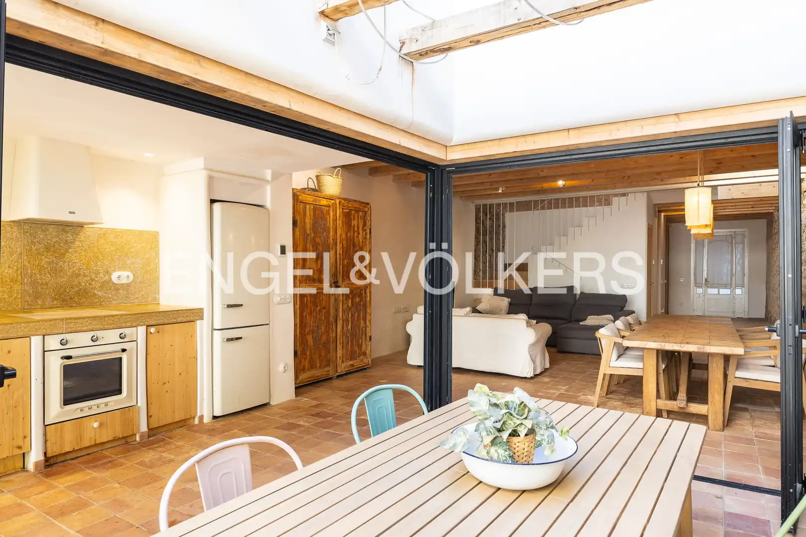 Kitchen of Houses for rent in Sant Pol de Mar  with Air Conditioner, Heating and Parquet flooring