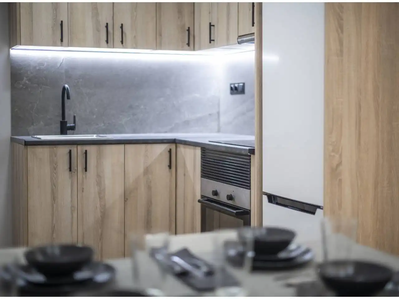 Kitchen of Flat for sale in Igualada  with Parquet flooring and Furnished