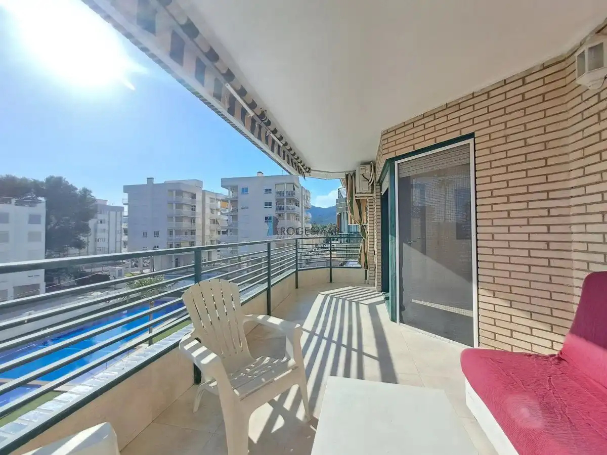 Terrasse von Wohnungen zum Verkauf in Benicasim / Benicàssim mit Klimaanlage, Terrasse und Gemeinschaftspool