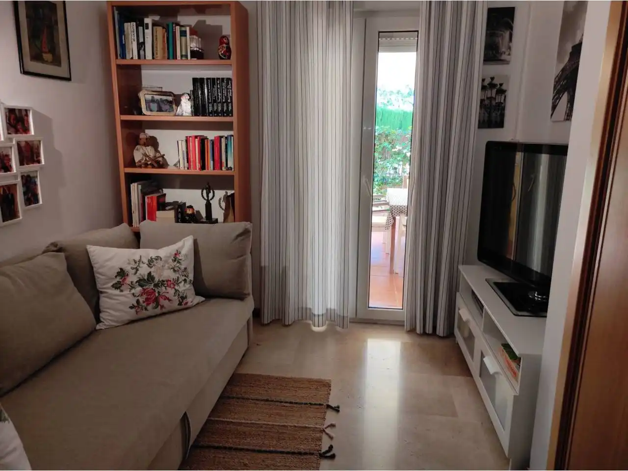 Living room of Flat for sale in  Palma de Mallorca  with Air Conditioner, Private garden and Terrace