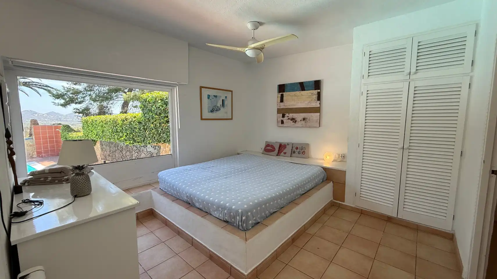Bedroom of Houses for sale in Sant Antoni de Portmany  with Air Conditioner, Heating and Private garden