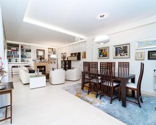 Dining room of Flat for sale in  Madrid Capital  with Heating, Terrace and Storage room