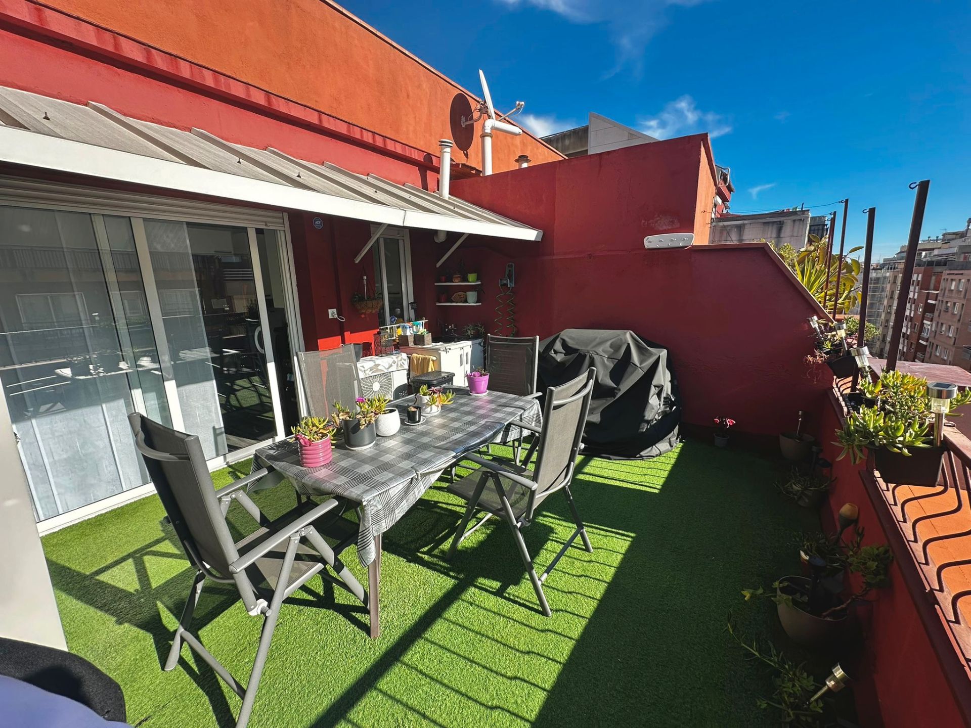 Terraza de Ático en venta en  Barcelona Capital con Aire acondicionado, Calefacción y Parquet