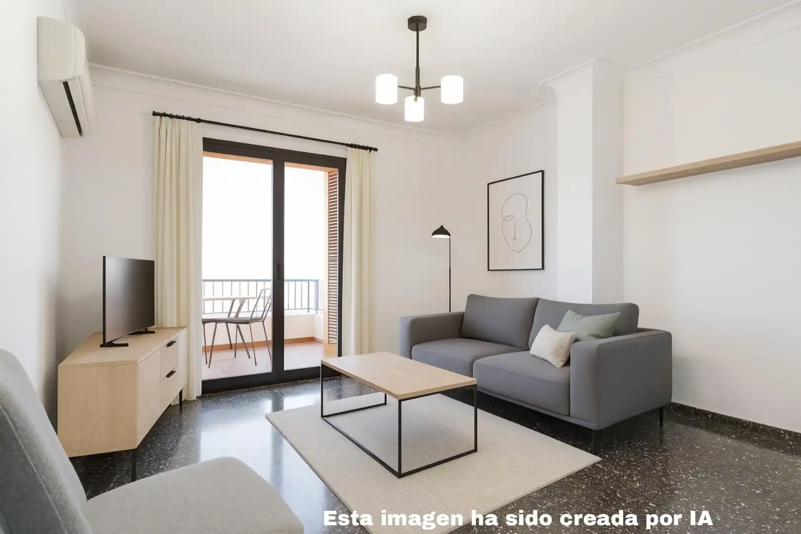 Sala de estar de Piso en venta en  Palma de Mallorca con Terraza y Balcón