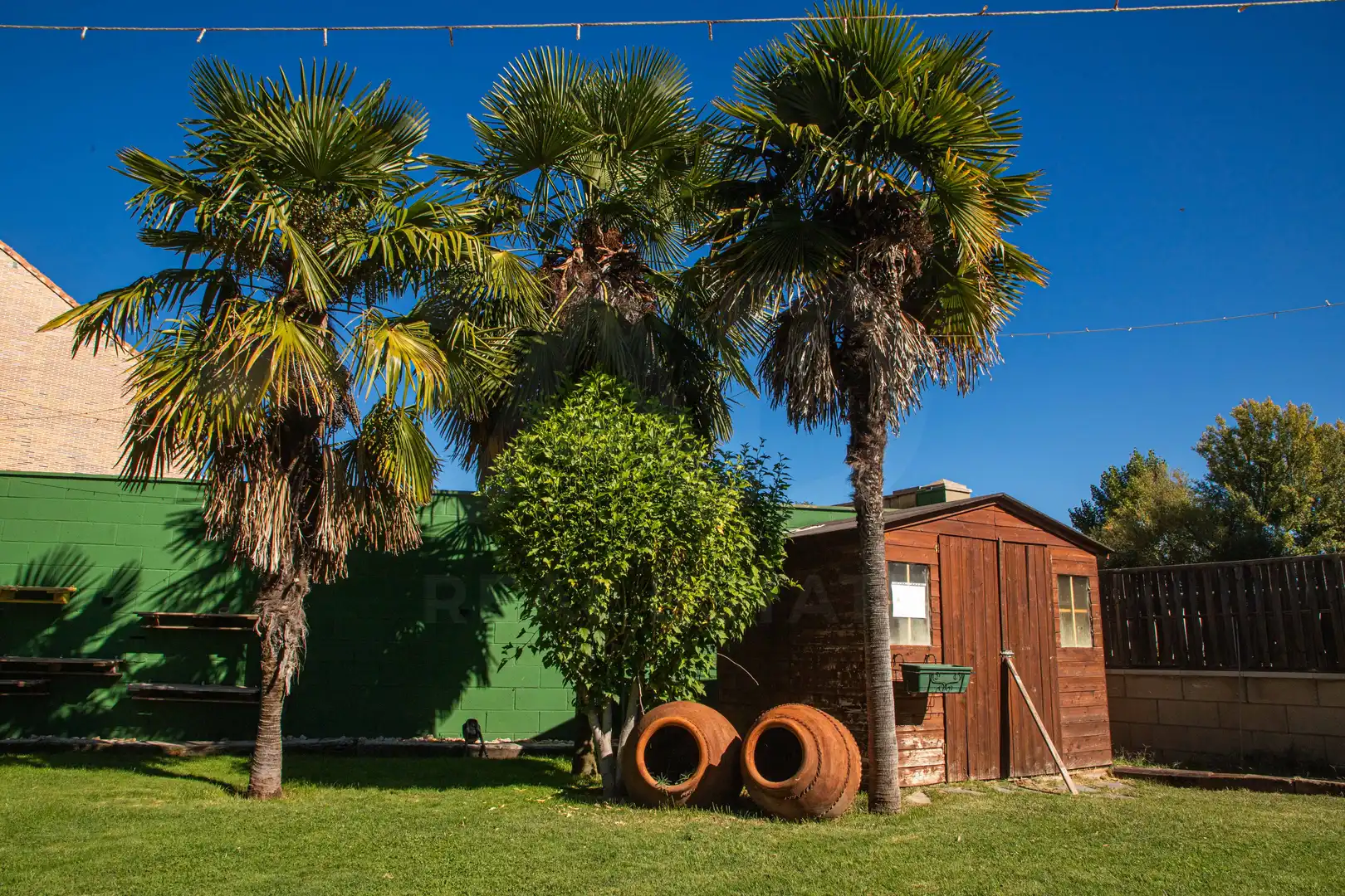 Jardín de Casa o chalet en venta en San Andrés del Rabanedo con Calefacción y Piscina