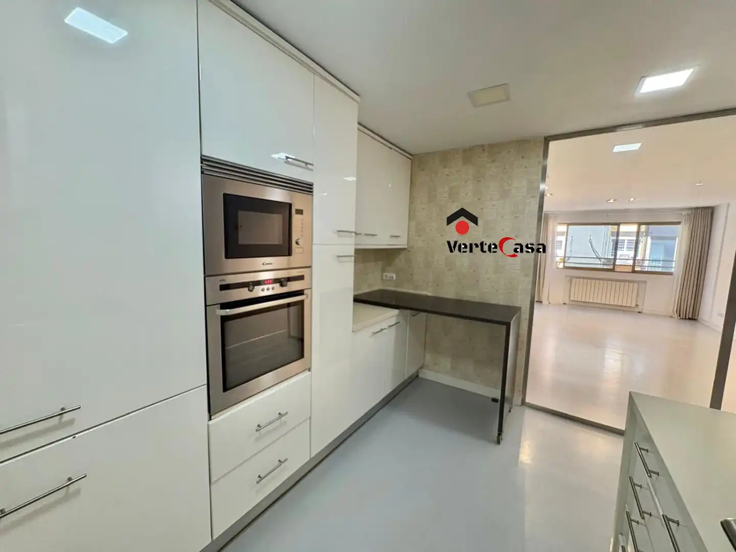 Küche von Wohnung zur Miete in Valencia mit Klimaanlage, Heizung und Balkon