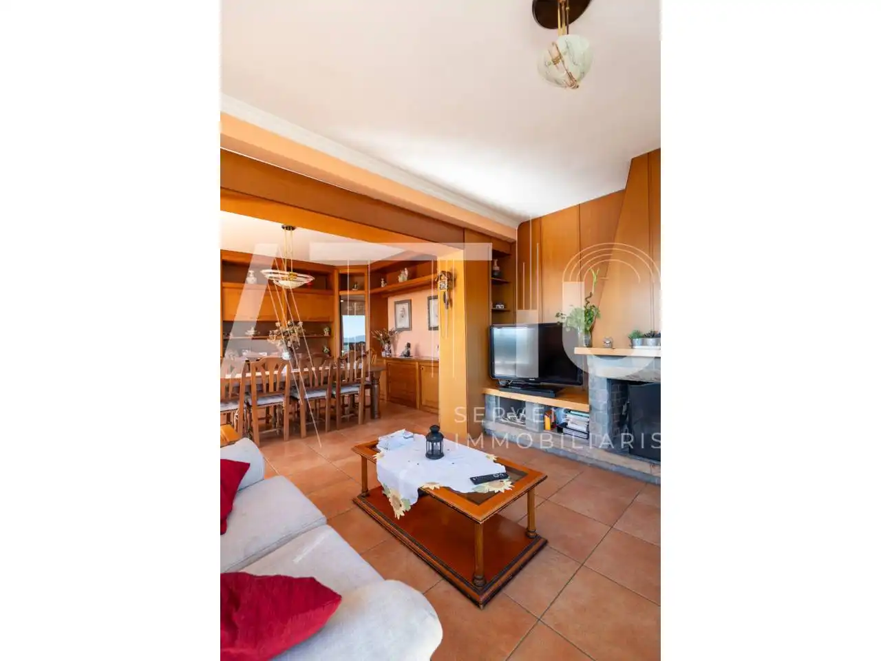 Sala d'estar de Casa o xalet en venda en Castellar del Vallès amb Aire condicionat, Calefacció i Terrassa