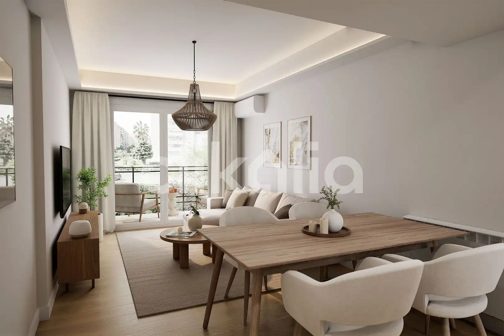 Living room of Flat for sale in Madrid  with Air Conditioner, Heating and Terrace