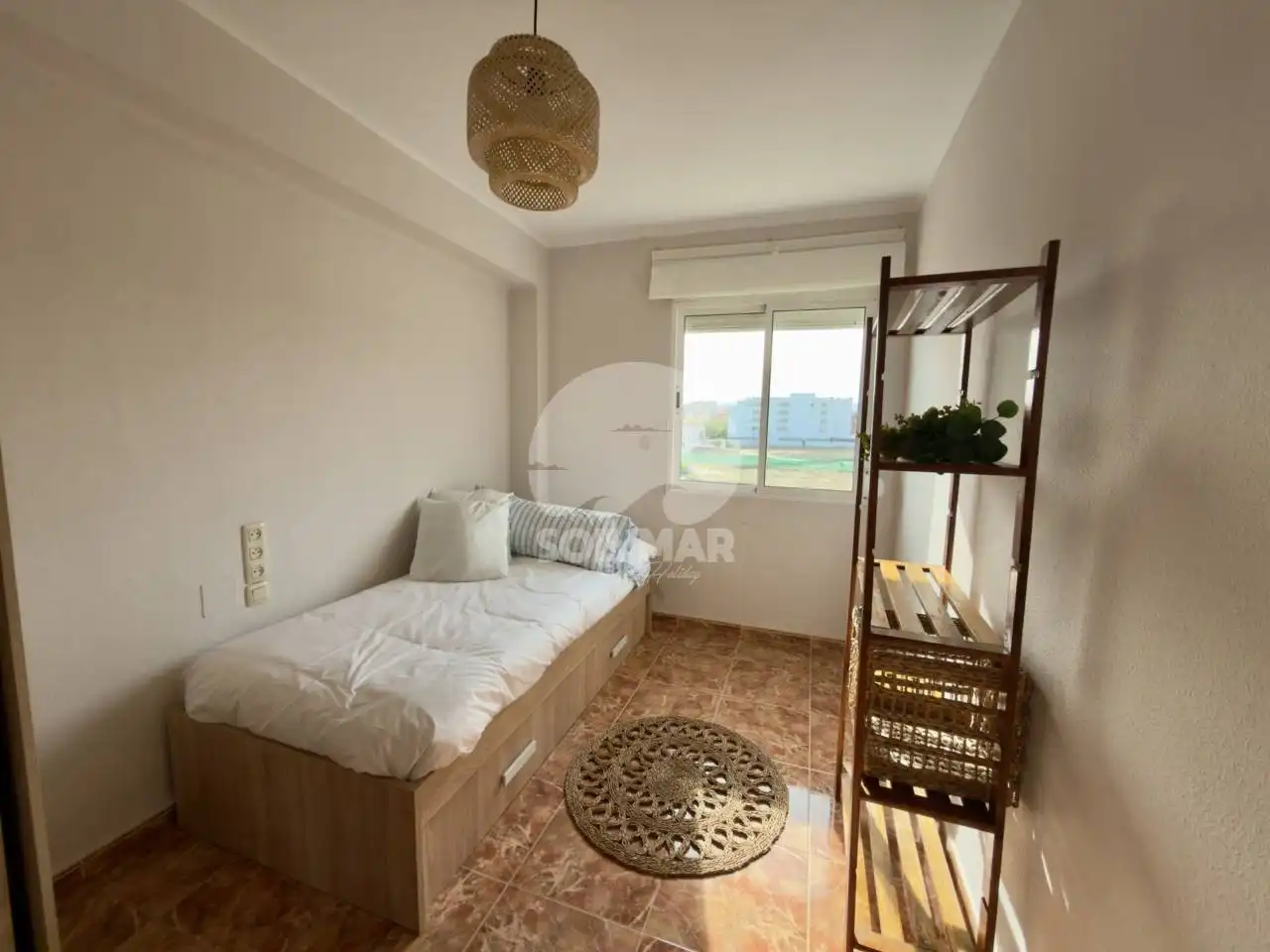 Bedroom of Flat for rent in Vélez-Málaga  with Air Conditioner, Furnished and Balcony