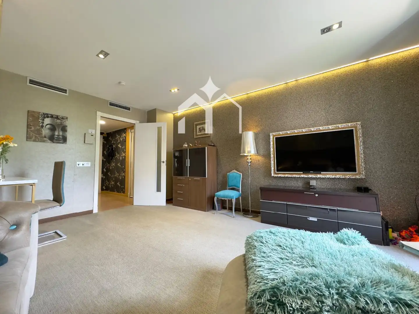 Sala d'estar de Apartament en venda en Pontevedra Capital  amb Aire condicionat, Calefacció i Terrassa