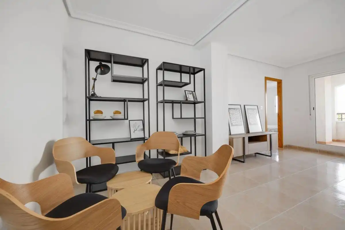 Sala de estar de Piso en venta en San Fulgencio con Jardín privado y Piscina