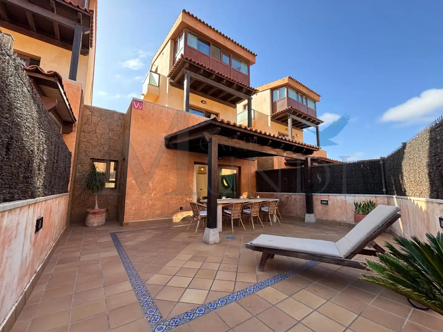 Terrace of Houses for sale in La Oliva  with Terrace, Storage room and Furnished