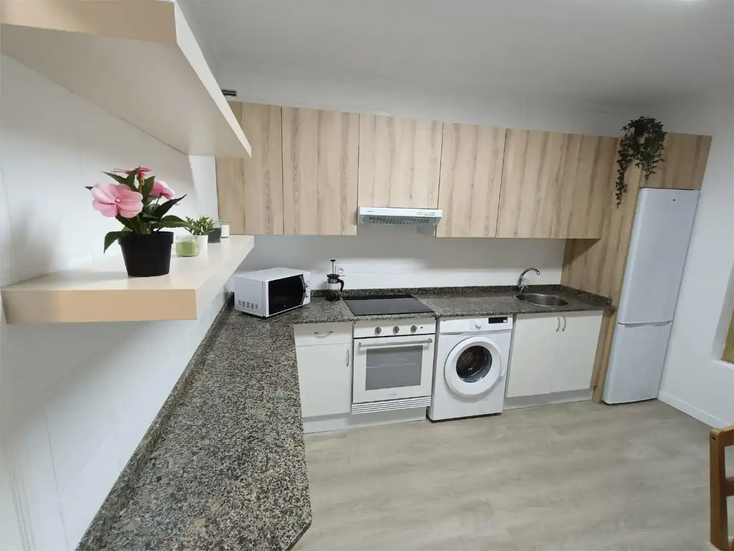 Küche von Wohnung zur Miete in Mieres (Asturias) mit Balkon