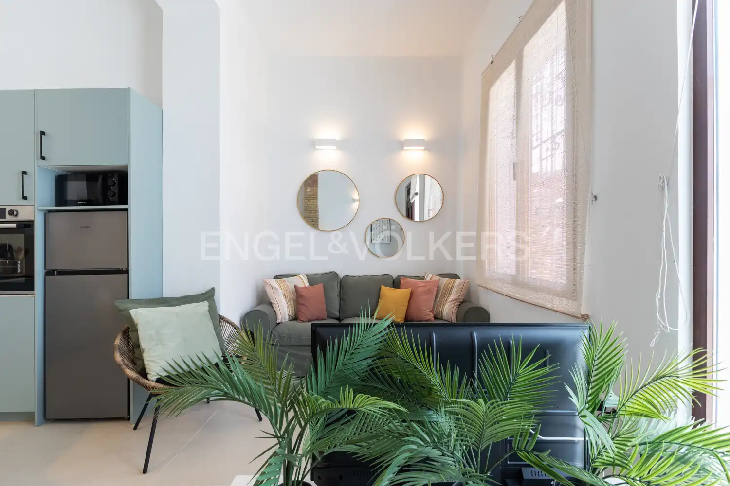 Sala de estar de Piso de alquiler en Valencia con Aire acondicionado, Calefacción y Terraza