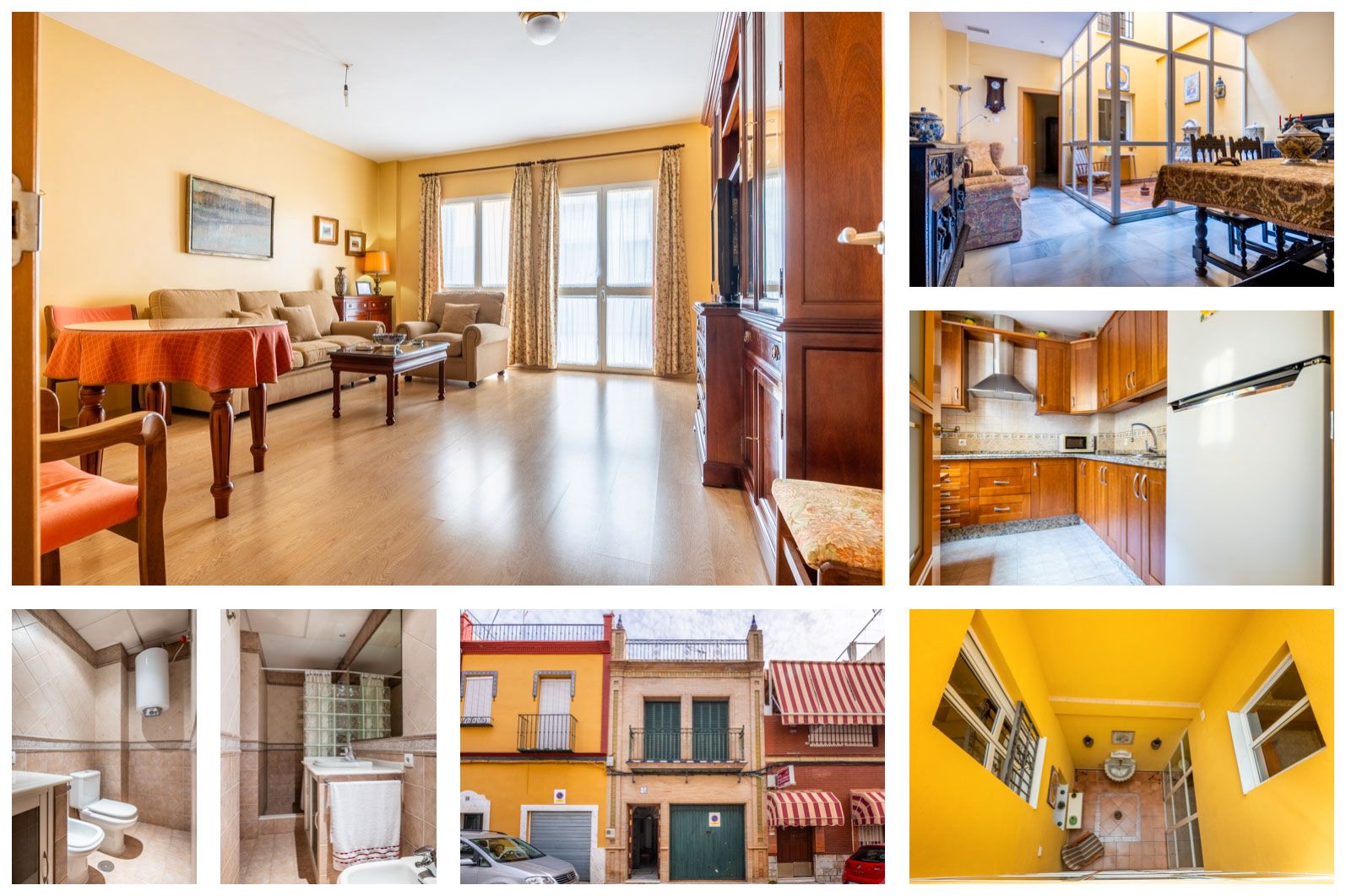 Exterior view of Single-family semi-detached to rent in  Sevilla Capital  with Air Conditioner, Heating and Parquet flooring