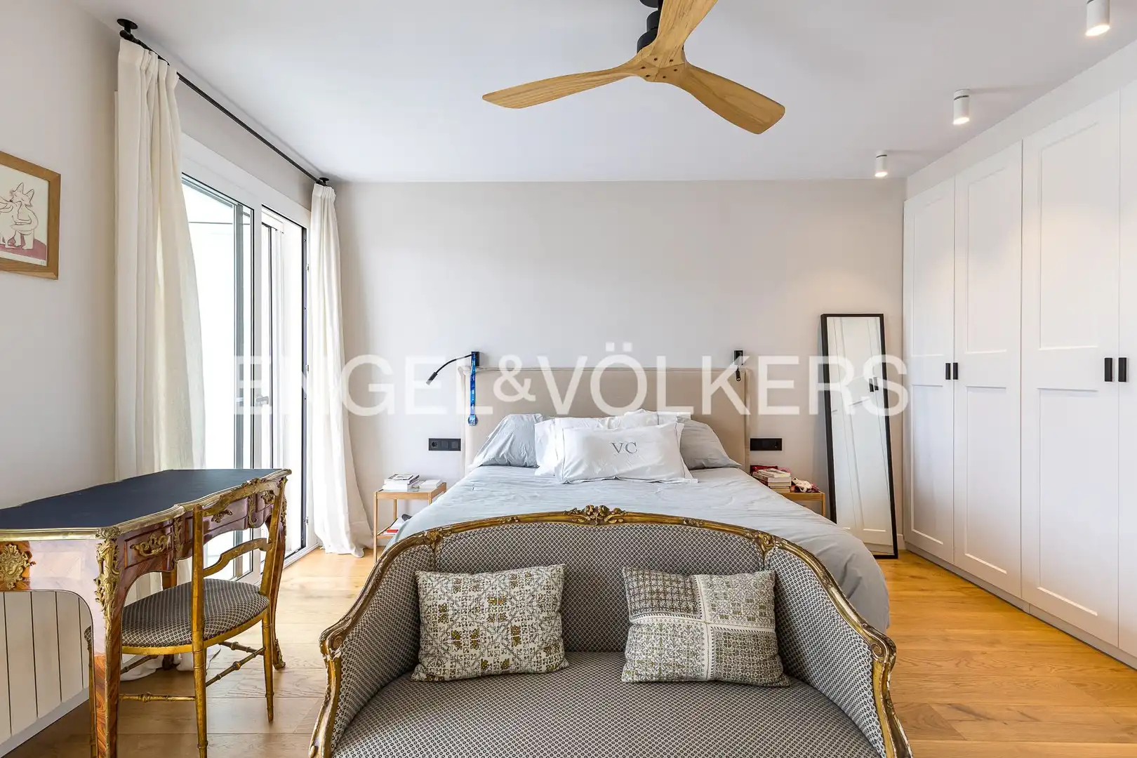 Bedroom of Houses for rent in Castelldefels  with Air Conditioner, Heating and Private garden