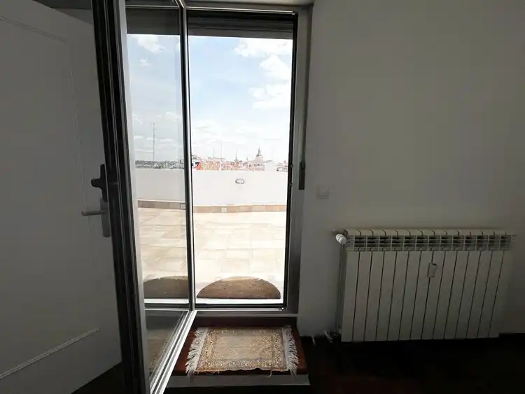 Terraza de Ático de alquiler en Madrid con Aire acondicionado, Calefacción y Parquet