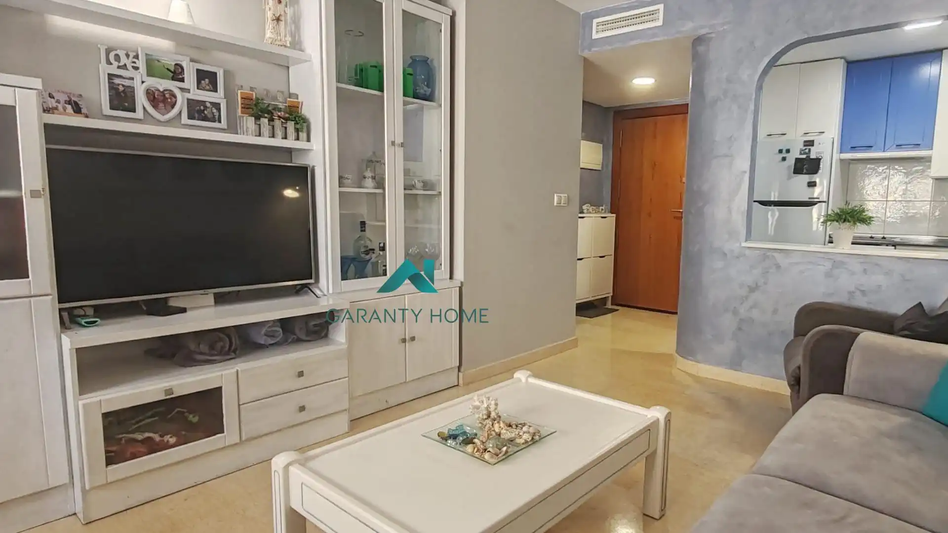 Sala de estar de Apartamento en venta en La Manga del Mar Menor con Aire acondicionado, Jardín privado y Terraza