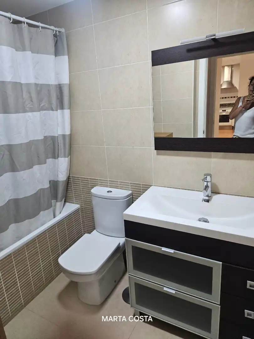 Bathroom of Flat for sale in Almoines  with Air Conditioner, Heating and Parquet flooring