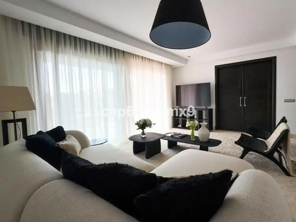 Living room of Attic for rent in Marbella  with Air Conditioner, Terrace and Storage room
