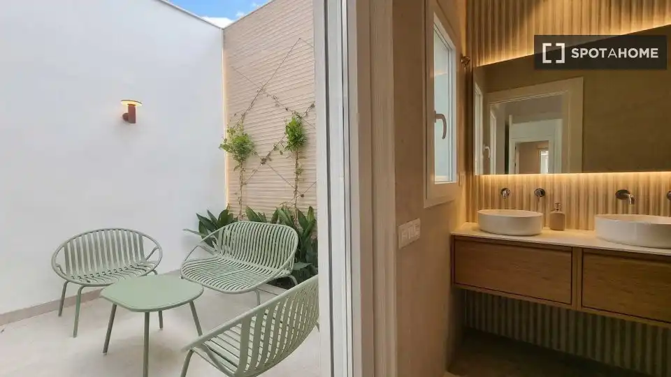 Terrassa de Apartament per a compartir en Molina de Segura amb Aire condicionat, Terrassa i Moblat