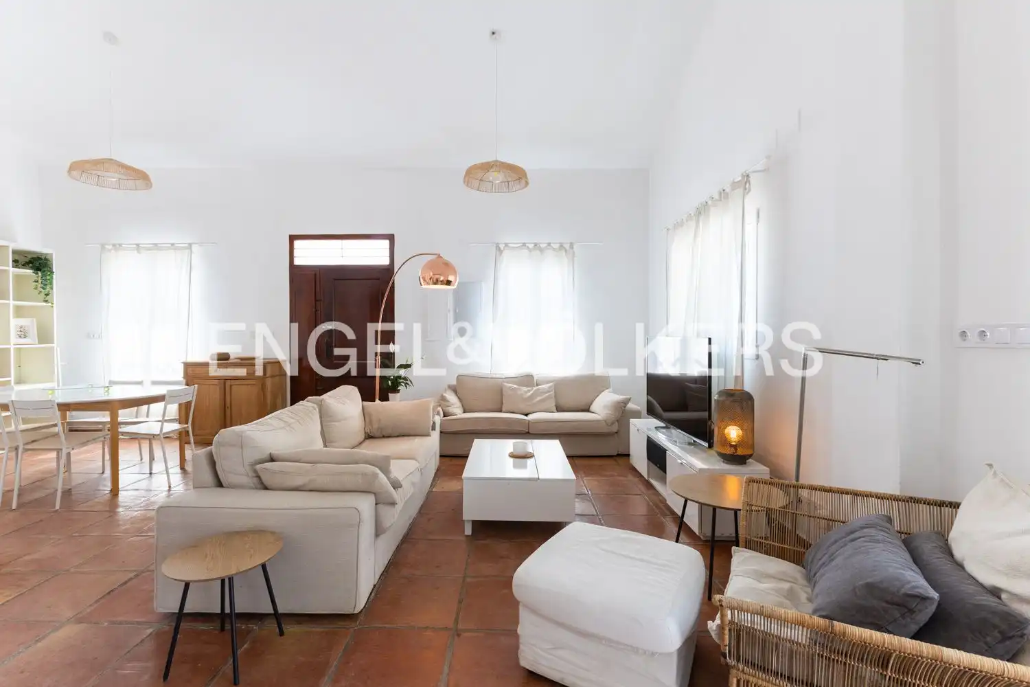 Living room of Houses for rent in Alboraya  with Air Conditioner, Heating and Private garden