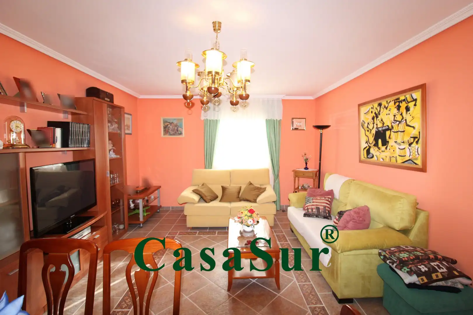 Sala de estar de Casa o chalet en venta en Traspinedo con Calefacción, Jardín privado y Terraza