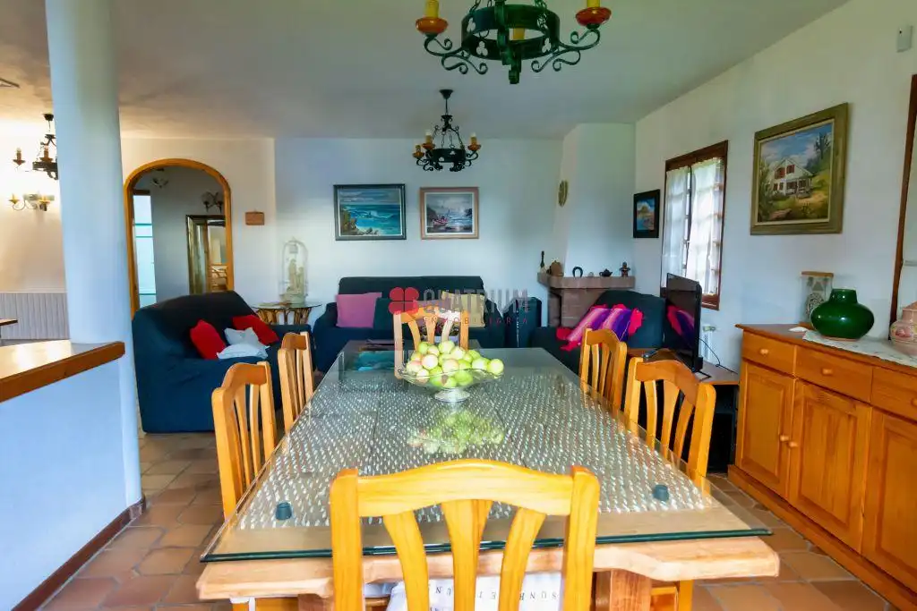 Dining room of Houses for sale in Porto do Son  with Heating, Private garden and Swimming Pool