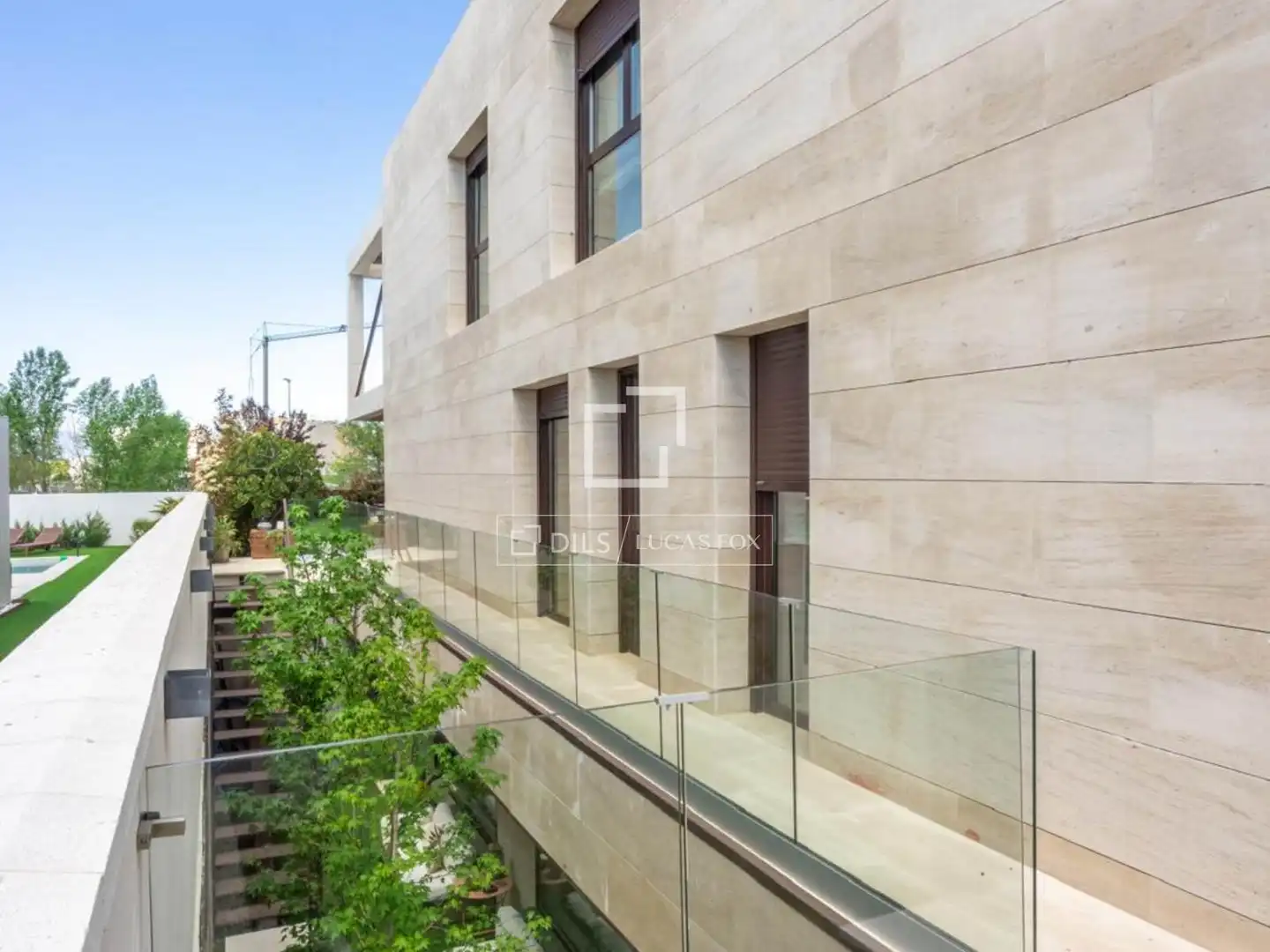 Außenansicht von Country house zur Miete in Majadahonda mit Klimaanlage, Heizung und Privatgarten