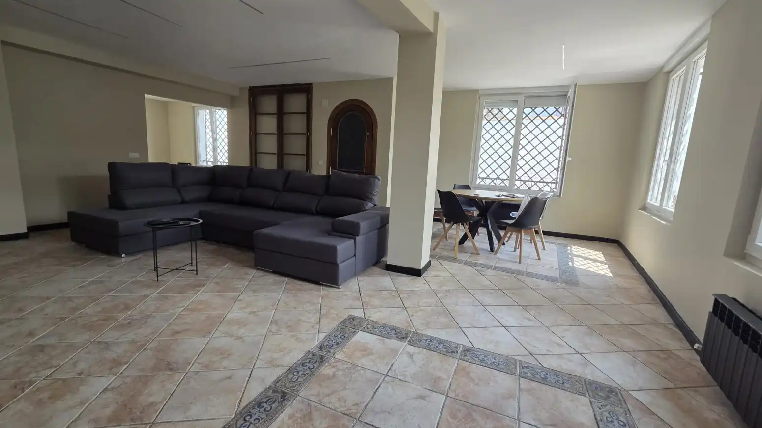 Living room of Houses for rent in Gijón   with Heating, Private garden and Furnished