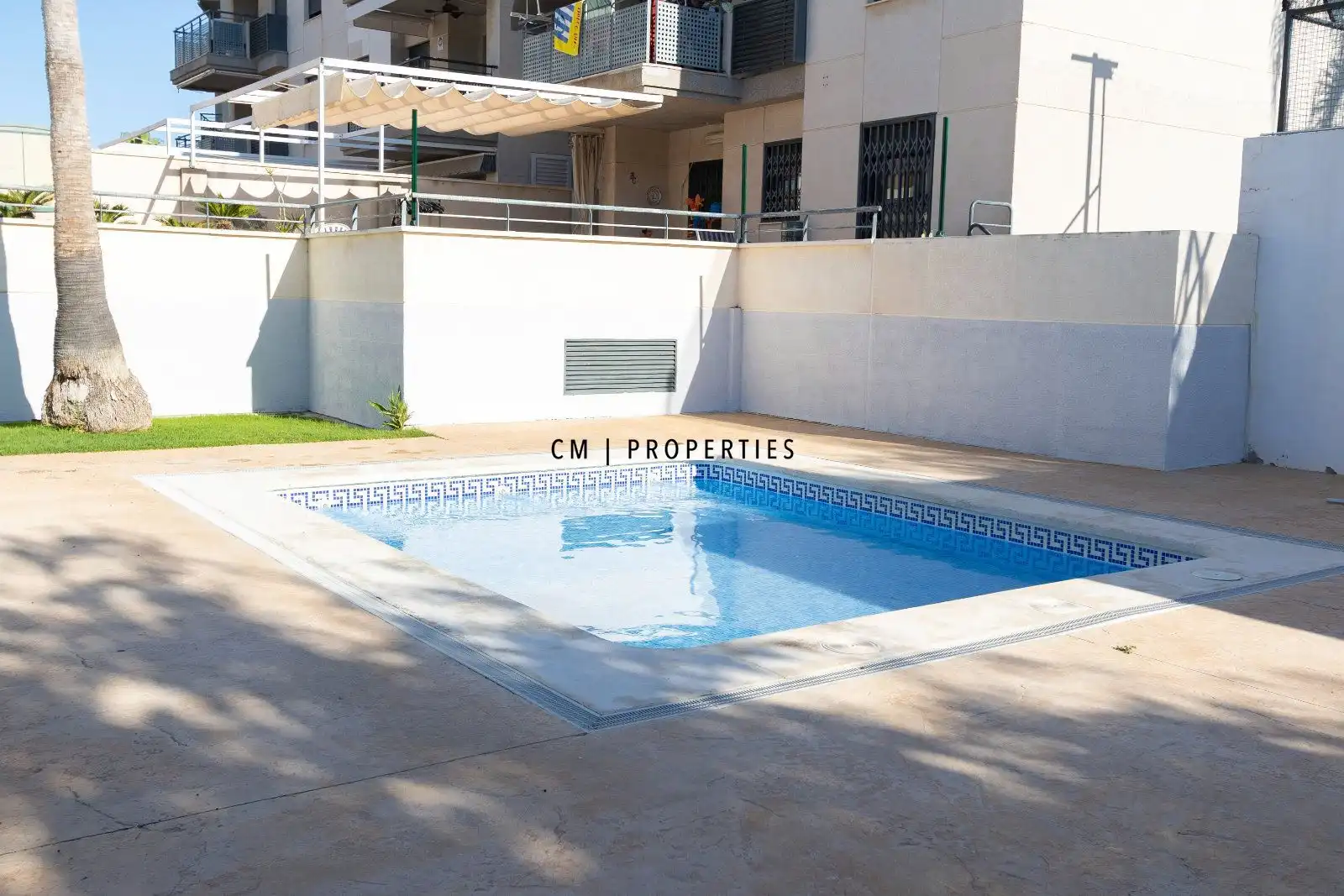 Schwimmbecken von Dachboden zur Miete in Canet d'En Berenguer mit Klimaanlage, Heizung und Terrasse