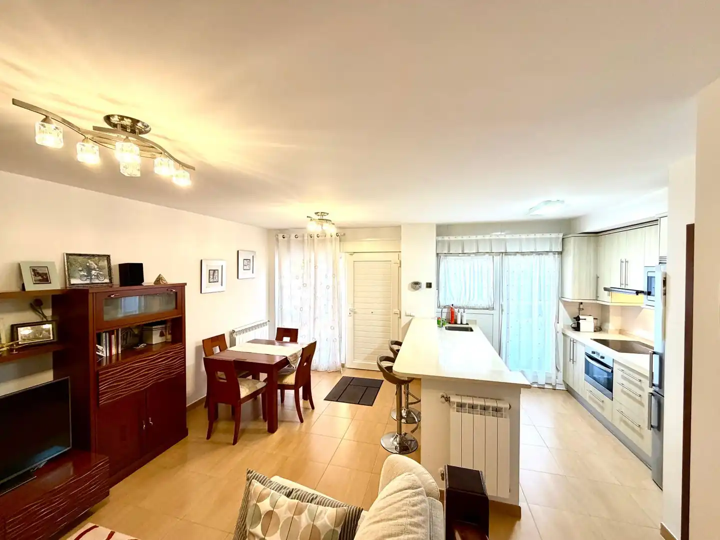Küche von Wohnung zum Verkauf in Miengo mit Heizung, Terrasse und Abstellraum