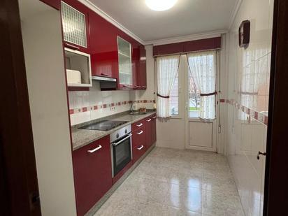 Kitchen of Flat for sale in Gijón   with Heating, Terrace and Storage room