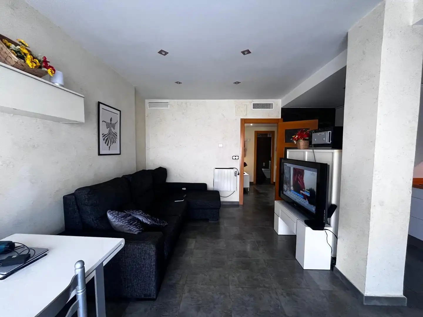 Wohnzimmer von Dachboden zur Miete in Los Alcázares mit Klimaanlage, Heizung und Terrasse