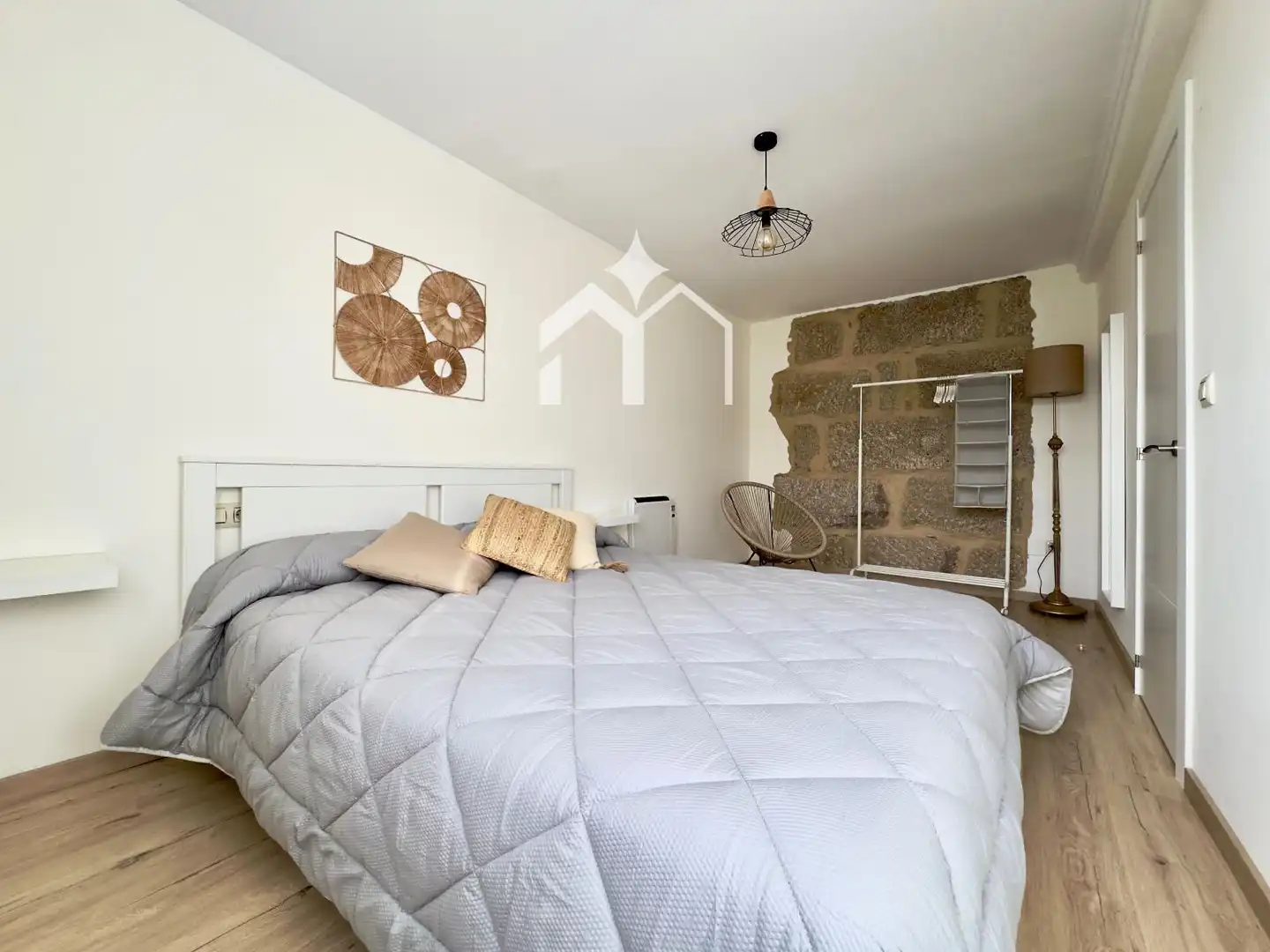 Bedroom of Houses for sale in Moaña  with Heating, Private garden and Parquet flooring
