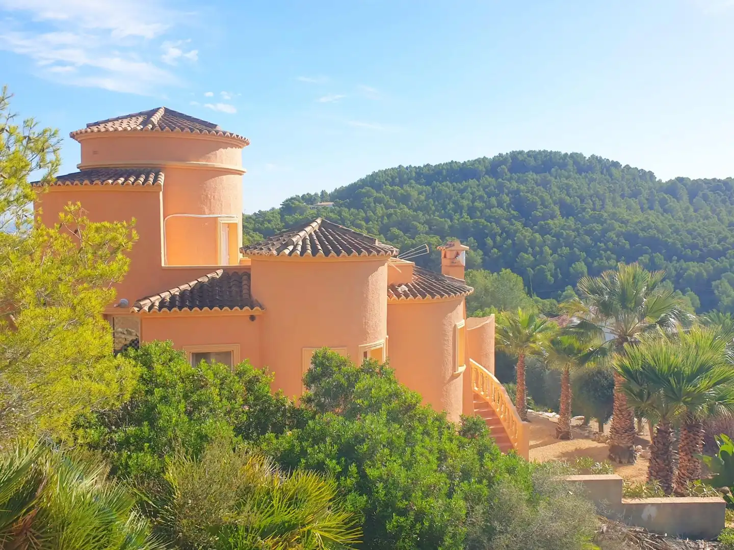 Vista exterior de Casa o xalet en venda en Jávea / Xàbia amb Calefacció, Jardí privat i Terrassa