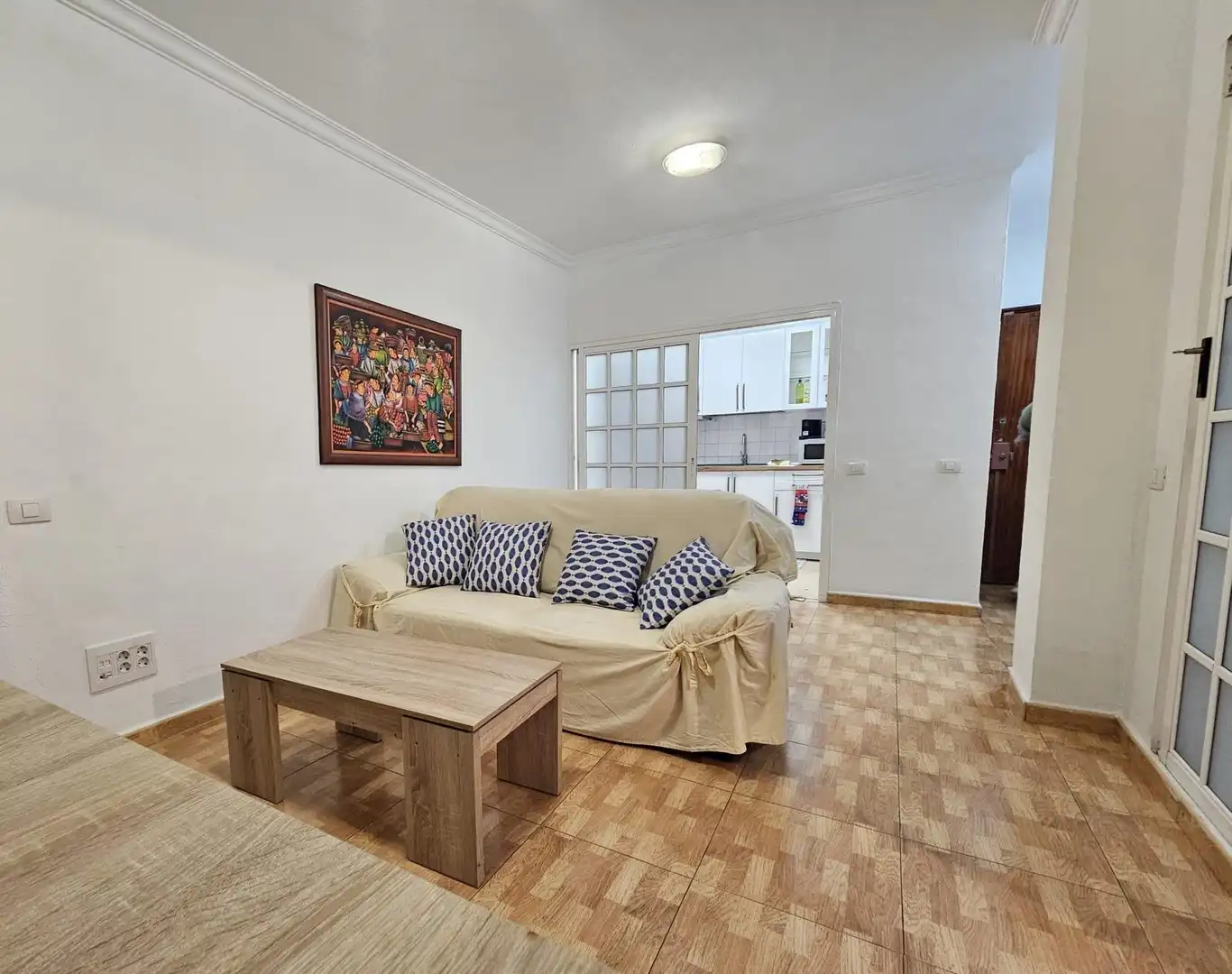 Sala de estar de Piso en venta en Las Palmas de Gran Canaria