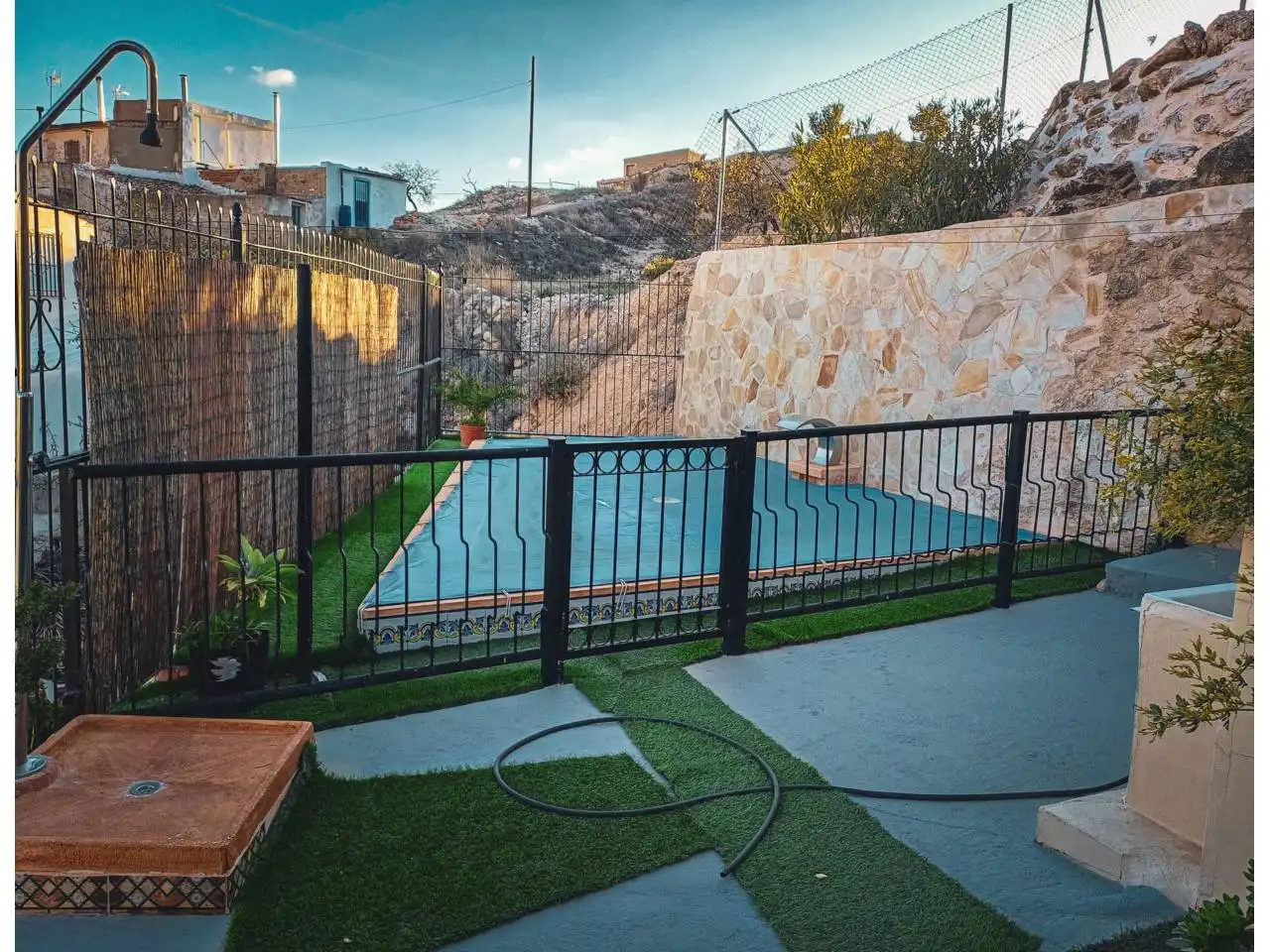 Swimming pool of Houses for sale in Fortuna  with Air Conditioner, Heating and Terrace